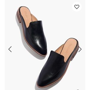 Madewell Frances Loafer Mule Black Leather sz 7.5